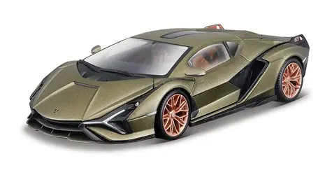 Maisto - Speed Icons - Lamborghini Sián FKP 37, matně zelená, 1:64