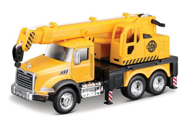 Maisto - Mack Granite trucks, jeřáb