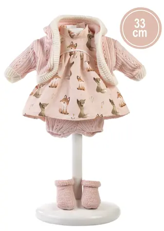 Llorens P33-142 obleček pro panenku velikosti 33 cm / od 3 let