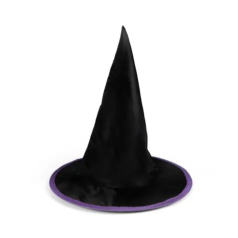 Rappa Dětský klobouk černo-fialový čarodějnice/Halloween