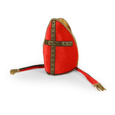 Rappa Mikulášská čepice se zlatým lemováním