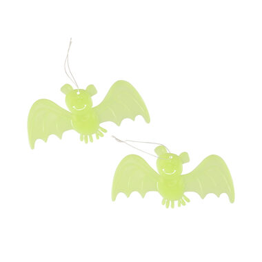 Rappa Dekorace netopýr svítící ve tmě 2 ks