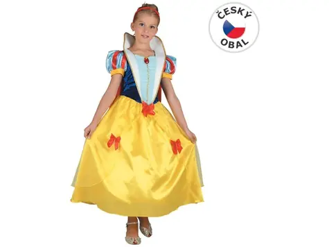MaDe 00982 - Šaty na karneval - sněhurka,  120- 130 cm