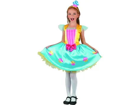 MaDe 09402 - Šaty na karneval - cupcake,  110 - 120 cm