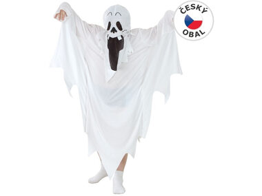 MaDe 63477 - Kostým na karneval Duch, 120-130cm