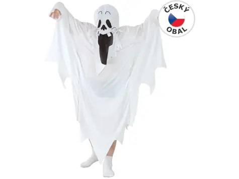 MaDe 63477 - Kostým na karneval Duch, 120-130cm