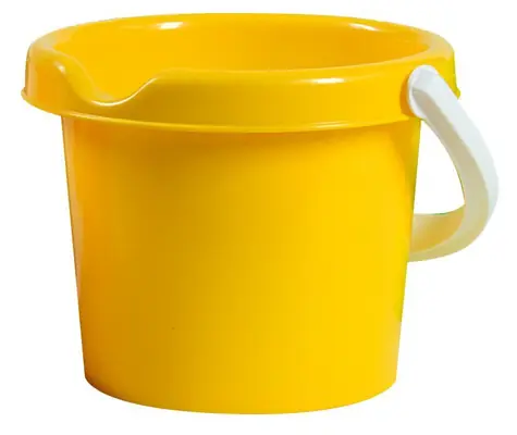 Androni Kyblík s výlevkou žlutá / průměr 13 cm / od 12 měsíců