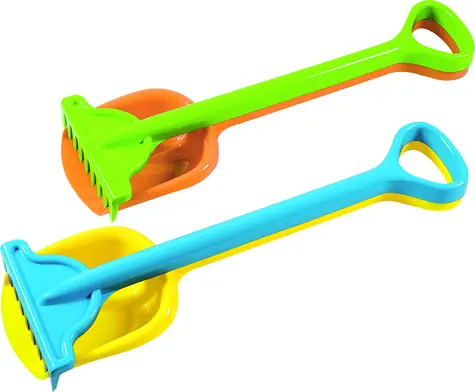 Androni Lopata a hrábě na písek mix barev / 56 cm / od 12 měsíců