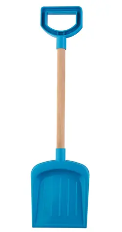 Androni Lopata s dřevěnou násadou a rukojetí modrá / délka 53 cm / od 12 měsíců