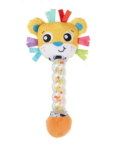 Playgro - Chrastíci lvíček s korálky / od 3 měsíců