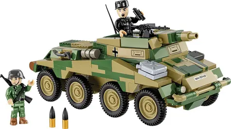 COBI 2288 II WW Sd. Kfz 234/3 Stummel, 1:35 / 438 kostek / 2 figurky / od 8 let