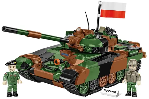 COBI 2624 Armed Forces T-72 M1R (PL/UA) / 724 kostek / 2 figurky / 1:35 / od 8 let