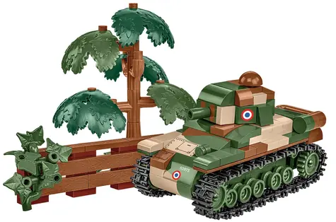 COBI 2719 II WW Renault R-35, PL/FR 2 v 1 / 258 kostek / 1:48 / od 6 let