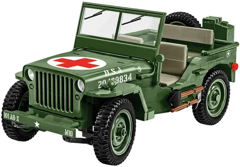 COBI 2806 Willys MB sanitka / 1131 kostek / 1:12 / od 10 let