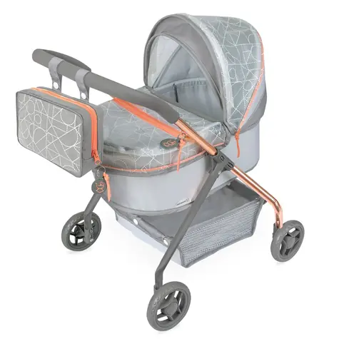 DeCuevas Můj první kočárek pro panenky s taškou CITY X 2024 - 56 cm / od 3 let