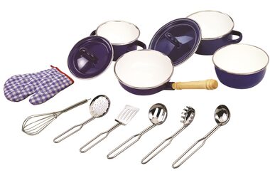 Tidlo Sada nádobí modrá 13ks