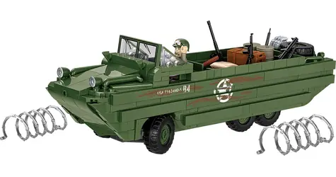 COBI 3110 II WW DUKW Amphibia D-DAY / 516 kostek / 1 figurka / 1:35 / od 8 let