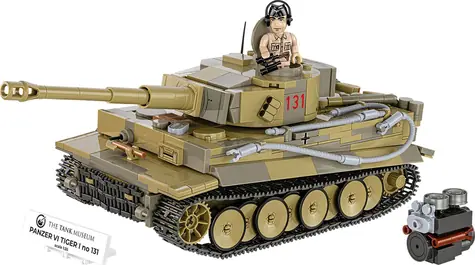 COBI 3123 II WW Tiger no 131 / 869 kostek / 1 figurka / 1:35 / od 10 let