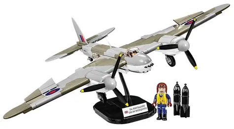 COBI 5735 II WW De Havilland DH.98 Mosquito / 710 kostek / 1 figurka / 1:32 / od 9 let