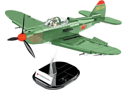 COBI 5747 II WW Bell P-39Q Airacobra / 380 kostek / 1 figurka / 1:32 / od 7 let