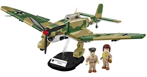 COBI 5748 II WW Junkers JU 87 B,-2 / 525 kostek / 2 figurky / 1:32 / od 8 let