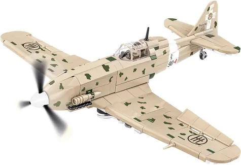 COBI 5760 II WW Macchi C.202 FOLGORE / 404 kostek / 1 figurka / 1:32 / od 7 let