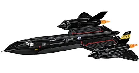 COBI 5890 Lockheed SR-71 Blackbird EXECUTIVE EDITION / 1424 kostek / 2 figurky / 1:48 / od 9 let