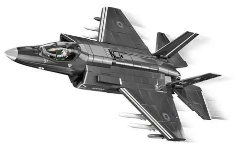 COBI 5895 Armed Forces F-35B STOVL LIGHTNING II (Marina Militare Italiana) / 610 kostek / 1 figurka / 1:48 / od 8 let