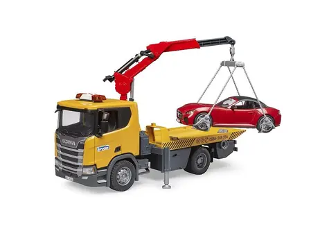 Bruder Scania Super 560R odtah s autem / od 4 let