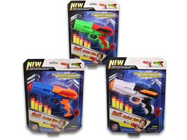 MaDe 94121 Pistole se softovými náboji / 17,5cm / od 3 let