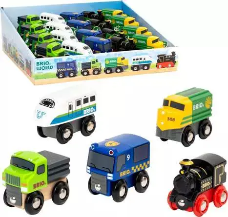 BRIO Mini vláčky a vozidla / od 3 let