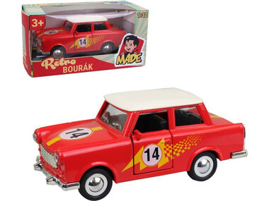 MaDe Auto Trabant, kovový / 12 cm / od 3 let