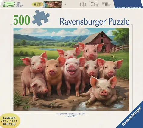 Ravensburger Prasátka / 500 dílků / od 12 let