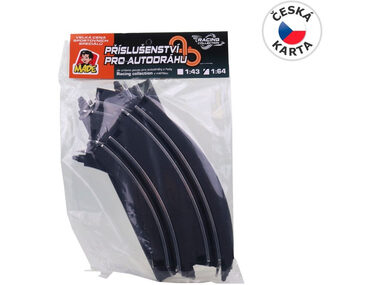 MaDe 21565 Autodráha náhradní díly 4 ks / 1:64 / od 3 let