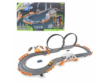 MaDe Autodráha 520 cm / 145 x 60 x 32 cm / adapter a baterie / od 6 let