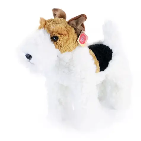 RAPPA Plyšový pes foxteriér Dášenka stojící 30 cm / ECO-FRIENDLY  / od 0 let