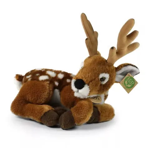 RAPPA Plyšový daněk 28 cm / ECO-FRIENDLY / od 0 let