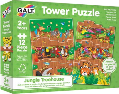 Asmodee Puzzle věž: Džungle / od 2 let