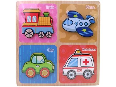 MaDe 20380 Dřevěné puzzle / 30 x 30 cm / od 3 let