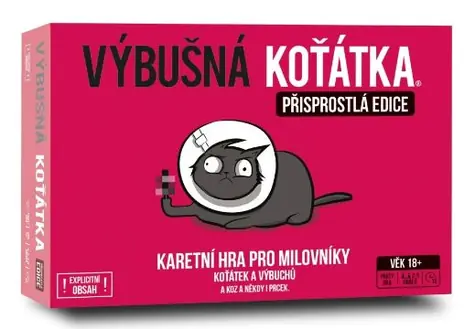 Asmodee Výbušná koťátka: Přisprostlá edice / Počet hráčů: 2-5 / od 18 let