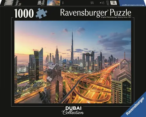 Ravensburger Kolekce DUBAJ: Výhled na město snů / 1000 dílků / od 14 let
