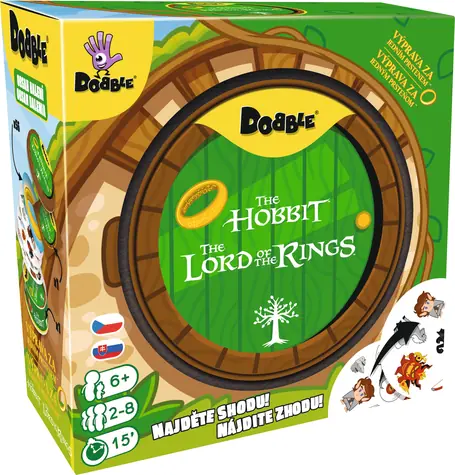 Asmodee Dobble Výprava za Jedním prstenem / Počet hráčů: 2-8 / od 6 let