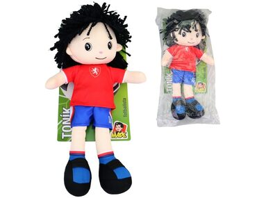 MaDe Textilní panenka Toník fotbalista český hlas, karta / 40 cm  / od 3 let