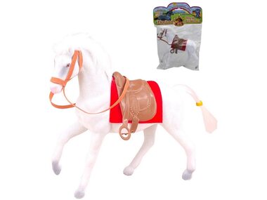 MaDe 15691 Kůň se sedlem / 18 x 17 x 6 cm / od 3 let