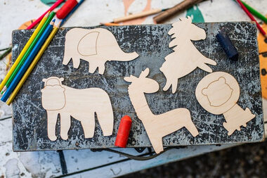 BeWooden Maluj a obkresluj - Divočina