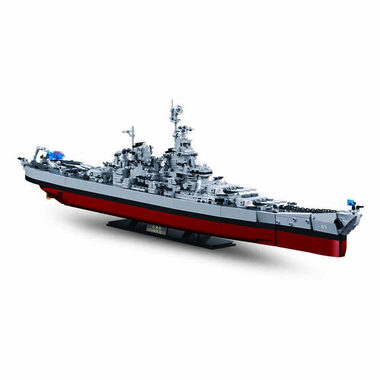 Sluban Model Bricks M38-B1291 Bitevní loď USS Missouri 1:350 / od 10 let