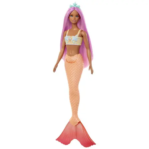Mattel Barbie pohádková mořská panna - žlutá / od 3 let 