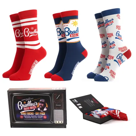 Cerdá Stranger Things Bradley's Big Buy 3páry / velikost 38-45