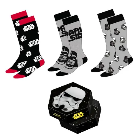 Cerdá Star Wars 3páry / velikost 38-45