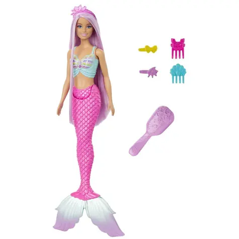 Mattel Barbie pohádková panenka s dlouhými vlasy - mořská panna / od 3 let
